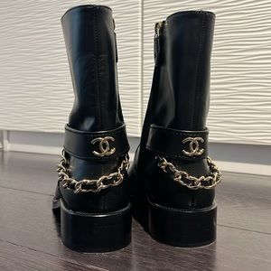 BREATHTAKING 🖤 Authentic Chanel Leather MidCalf Boot (Fall 2023)Size 38.5 EU